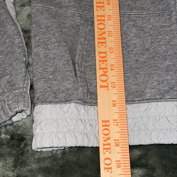 Nike Air Full Zip Hoodie Jacket Girls Large Heather Gray Long Sleeve Activewear - Picture 5 of 9
